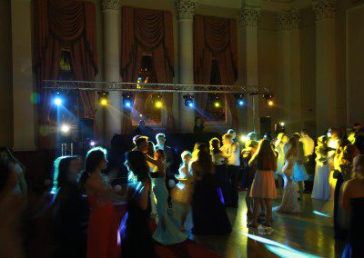 Our extended setup at a school prom